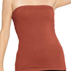 Women's & Plus Long Length Tube Top
