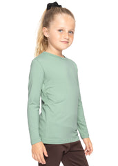 Youth Girls Oh So Soft Long Sleeve Crew Neck Top More Colors