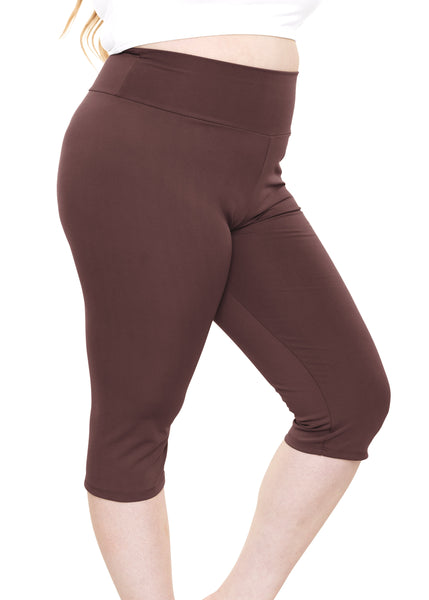 Women's and Plus Size Ultra Flex Leggings | Knee Length