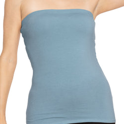 Women's & Plus Long Length Tube Top