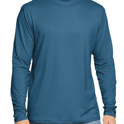 Men's Oh So Soft Mock Neck Long Sleeve Shirt Perfect for Casual Wear, Stylish, Classic Fit