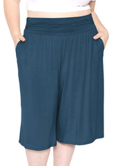 Women's Straight Leg and Flowy Gaucho Pants with Pockets