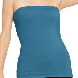 Women's & Plus Long Length Tube Top