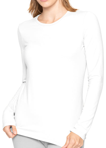 Women’s Oh So Soft Long Sleeve Shirt Base Layer Under Scrubs