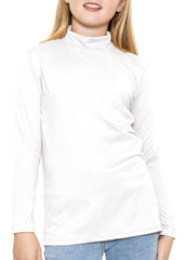Youth Girl’s Oh So Soft Long Sleeve Mock Neck Top