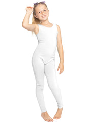 Teamwear Girl's Cotton Tank Unitard