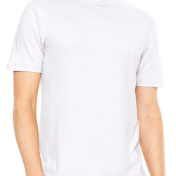 Men's Cotton Mock Neck Short Sleeve Top