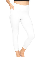 Women and Plus Size High Waist Full Length Leggings with Pocket
