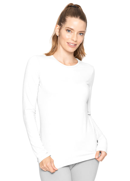 Women's and Plus Oh So Soft Long Sleeve Crew Neck Top
