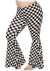 Women’s Plus Size Oh So Soft Pull On Stretchy Bell Bottom Flare Pants