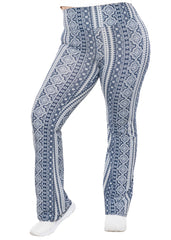 Women Plus Size High Waist Cotton Bootcut Yoga Pants