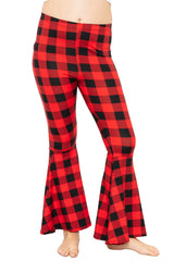 Girl's Stretch Bell Bottoms Flare Pants