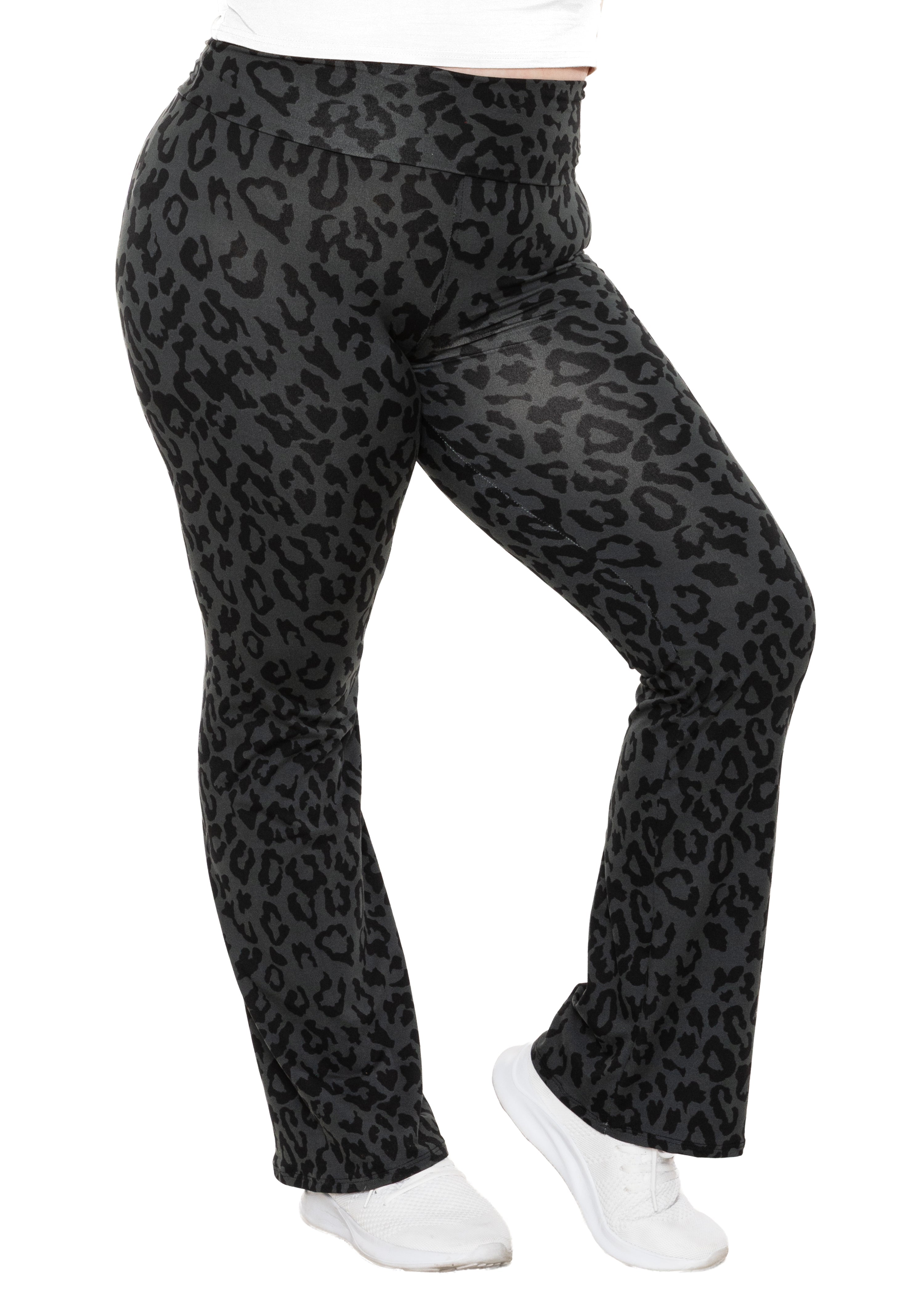 Women's Foldover Plus Size Yoga Pants
