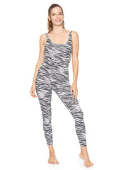 Women's Regular and Plus Size Cotton Tank Unitard