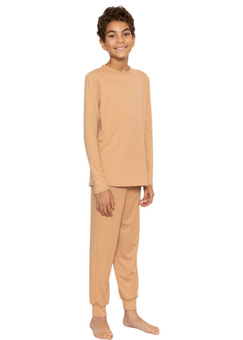Youth Boys' Oh So Soft Jogger Set with Long Sleeve Crew Neck Top