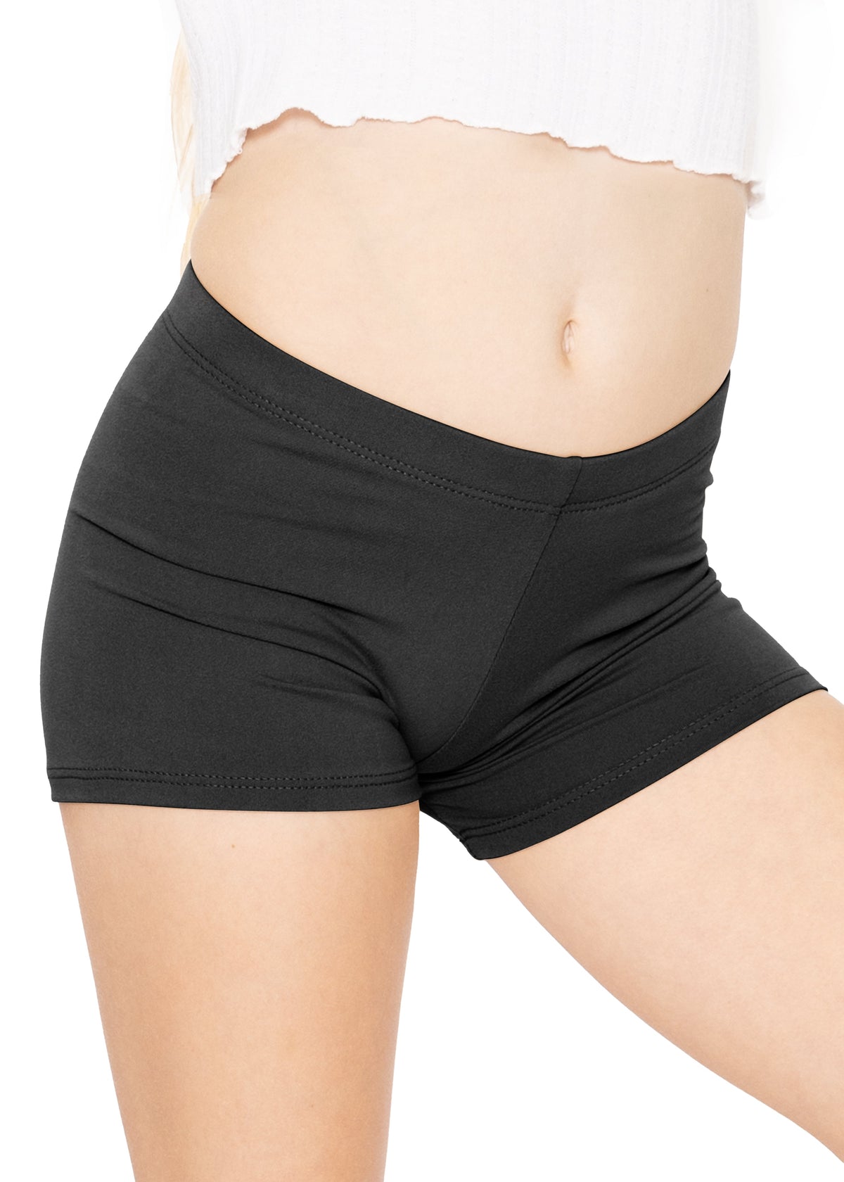 Youth Girl's Stretch Cotton Booty Shorts