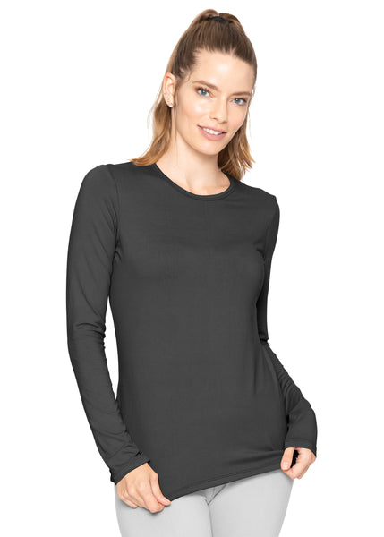 Women's and Plus Oh So Soft Long Sleeve Crew Neck Top