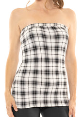 Women's & Plus Long Length Tube Top