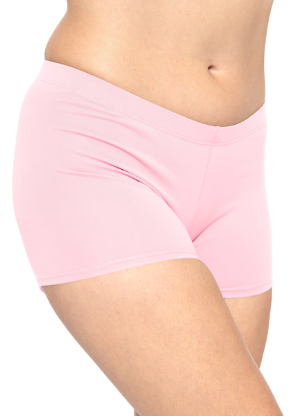 Women's and Plus Size Nylon Booty Shorts