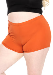 Women's Plus Size Nylon/Spandex Booty Shorts
