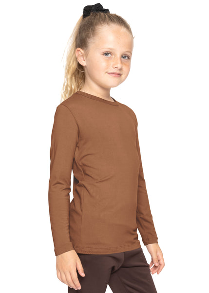 Youth Girls Oh So Soft Long Sleeve Crew Neck Top