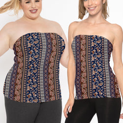 Women's & Plus Long Length Tube Top