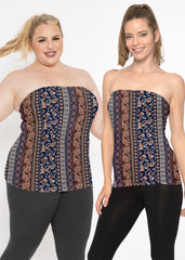Women's & Plus Long Length Tube Top Even More Colors