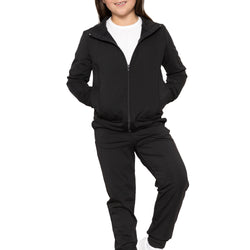 Girl’s Cadet Jacket and Jogger Sweatsuit Set