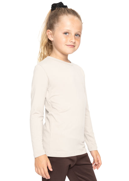 Youth Girls Oh So Soft Long Sleeve Crew Neck Top