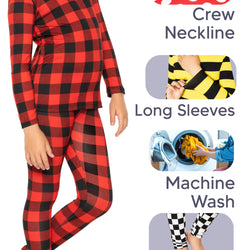 Oh So Soft Youth Girl's Long Sleeve Crew and Leggings Set, Includes Top and Bottom | Size 4 to 16