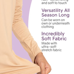 Oh So Soft Boy's Long Sleeve Poly Spandex Turtleneck