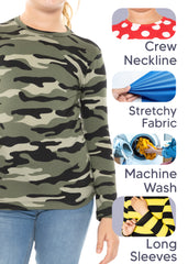 Youth Girls Oh So Soft Long Sleeve Crew Neck Top More Colors