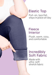 Women's and Plus Women's Plush Minky Fleece Leggings