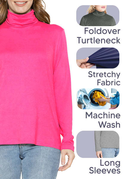 Women's and Plus Relaxed Turtleneck