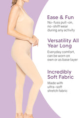 Women's Regular and Plus Size Cotton Tank Unitard