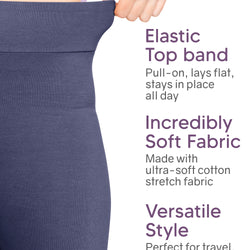 Women Plus Size High Waist Cotton Bootcut Yoga Pants