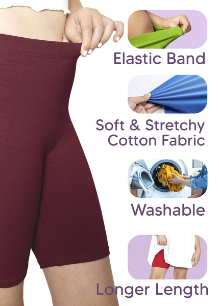 Girl's Cotton Biker Shorts