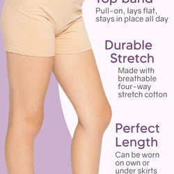 Youth Girl's Stretch Cotton Booty Shorts