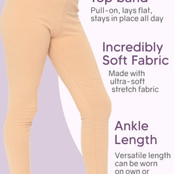 Girl's Cotton Footless Leggings