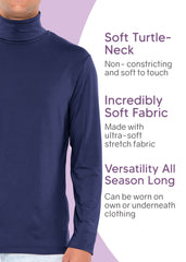 Men’s Oh So Soft Luxe Long Sleeve Stretch Turtleneck