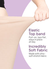 Women's Cotton Soft Stretch Fabric Basic Mini Skirt