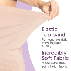 Women's Plus Size Soft Stretch MIDI Skirt