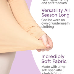 Women's Plus Size Slim Fit Turtleneck | X-Large to 3X