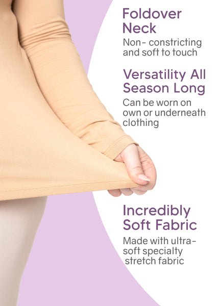 Women's Plus Size Slim Fit Turtleneck | X-Large to 3X