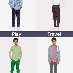 Boy's Jogger Play Pants | Size 2 to 14