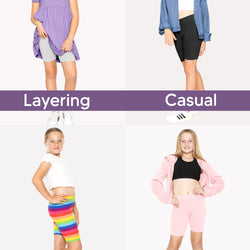 Girl's Cotton Biker Shorts