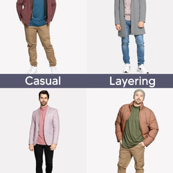 Men's Oh So Soft Mock Neck Long Sleeve Shirt Perfect for Casual Wear, Stylish, Classic Fit