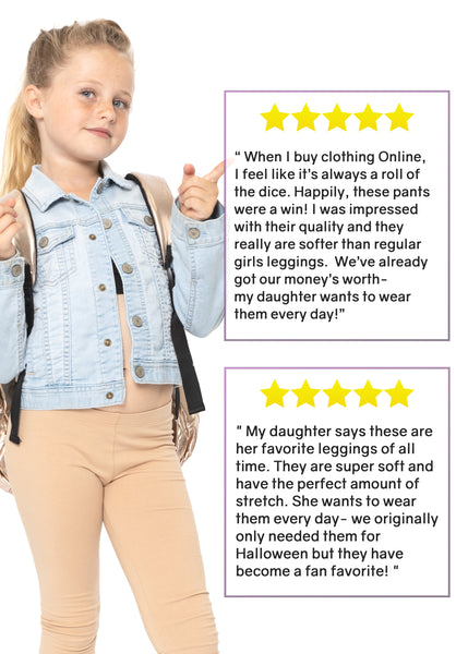 Oh So Soft Solid Youth Girl's Leggings