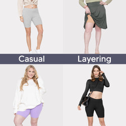 Women's and Plus Oh So Soft Biker Shorts