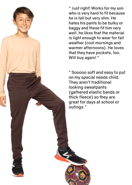 Boy's Slim Fit Jogger Play Pants | Size 4 to 16